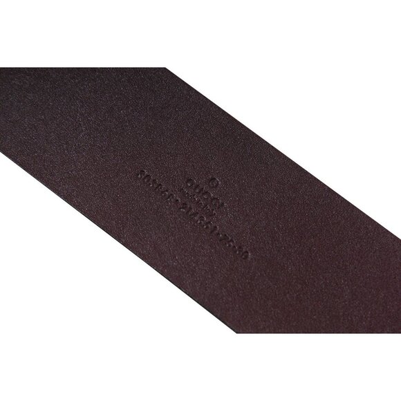 Gucci Womens Wide Belt Size 75 | 30 Purple Leather Gold Hardware Stud Buckle - Picture 14 of 15